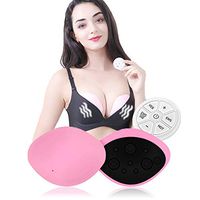 WODT Wireless Breast Massager, Waterproof Vibrating Breast Enhancement Instrument with Graphene Heating Anti Sagging USB Rechargeable
