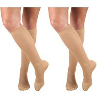 Truform Compression 15-20 mmHg Knee High Stockings Beige, Medium, 2 Count