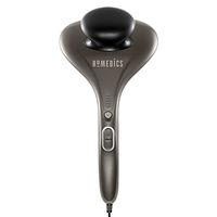 Dual Temp Handheld Percussion Massage | 5 Speed Settings, 3 Interchangeable Nodes, Hot or Cold Massage | Sports Recovery, Muscle Kneading for your Back, Shoulders, Feet, Legs, Head & Neck | HoMedics