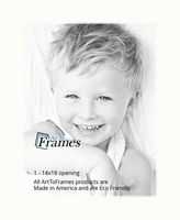 14x18 Polar White / Porcelain Custom Mat for Picture Frame with 10x14 opening size (Mat Only, Frame NOT Included)