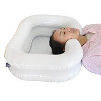 WDDMFR Portable Shampoo Basin,PVC Home Care Pregnant Woman Medical Washing Trough Suitable for The Elderly,Disabled,Pregnant Women