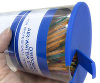 EAST Brand 250pcs Disposable 3-Way Syringe Tips for Air Water Syringe Colorful with Boxed Package