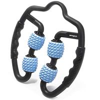 Lightweight Dual Angle Foam Roller Messager for Sore Muscle, Tissues ¨O Massage Rollers for Maximum Tension Relief ¨O High Density Foam for Deep Tissue Pain Relief, Thigh, Arms EVA Water Drops