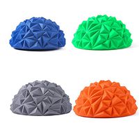 Beautly Massager Spiky Massage Ball PVC Foot Trigger Point Stress Relief Yoga Massager Ergonomic Design Foot Massager, for Relieving Plantar Fasciitis (Blue,Green,Gray,Orange)