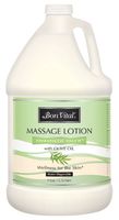 Bon Vital' Therapeutic Touch Massage Lotion Made with Olive Oil to Repair Dry Skin & Soothe Sore Muscles, Best Skin Therapy Lotion, Moisturizes Skin During Massages for Smooth, Soft Skin, 1 Gal Bottle