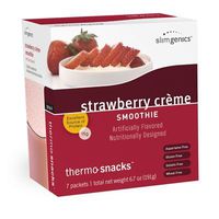 SlimGenics Thermo-Snacks ® |10g Protein - Alleviate Cravings, Increase Energy and Mental Focus, Enhance Weight Loss Results - Kosher Certified, 150 Calories - 7 Packets | Strawberry Crème