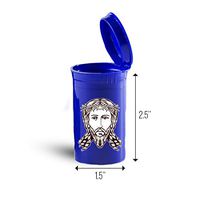 Face Of Jesus Religion First Aid Case Pill Container ID 4407B