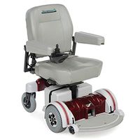 Hoveround Electric Wheelchair - Motorized Power Chair and Mobility Scooter | LX-5 Red Trim, 23-inch Extra Large Adult Seat