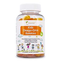 Naturelite Nutrition Omega 3 Gummies for Kids - Fatty Acids Omega 3-6-9 & DHA Gummy Supplement - Vegetarian Fish Oil Alternative - Chewable Children's Brain Vitamins & Focus Supplements - 60 Gummies