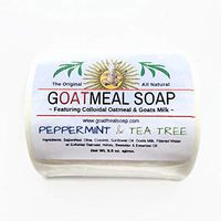 Goat Milk & Honey Products - Beekman - All Natural For Eczema - Psoriasis - Sensitive Skin - Palm & SLS Free - Non GMO - Free Fast Ship Over $25 (Peppermint & Tea tree oil (EO), 3.5 oz Soap)