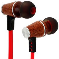 Symphonized XTC Wireless Earphones, Bluetooth Stereo in Ear Headphones, Active Earbuds with in-Line Mic and Volume Controls, for Gym, Sport, Travel (Red)