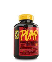 Mutant Pump – Pre-Workout Capsules, Gives You the Insane Pump You Demand, with Tested Levels of the Key Vasodilating/Nitric Oxide Inducing Ingredients - 154 Capsules Per Bottle