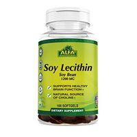 Alfa Vitmains Soy Lecithin 1200 Mg Softgels, 100 Count