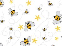 Excellent Cello 3 Rolls Cellophane Bumblebee Honey Bees Gift Basket Florist Wrap 300 Feet