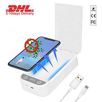 Ultraviolet Sterilization Deodorization Box, Multi-functional UV Light Cleaner Box with Aromatherapy Function, Portable Disinfection Box with USB Charging for Cell Phone Makeup Tool Mask Glasses