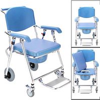 Commode Chair, Heavy-Duty Porta Potty for Adults, Toilet Safety Frame with Commode Bucket Gift for The Elderly