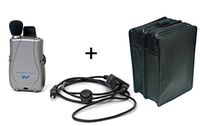 Pocketalker Ultra with Neckloop + Leather Case - MaxiAids Bundle