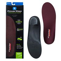 Powerstep Pinnacle Maxx Orthotic Insole, Maroon, Men's 10-10.5 / Women's 12