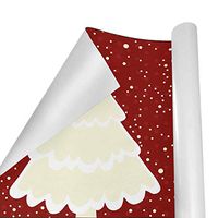 Gift Wrapping Paper Roll Merry Christmas Reindeer Treefor Birthday,Holiday,Wedding,Baby Shower Gift Wrap - 3Rolls - 58inch x 23inch Per Roll