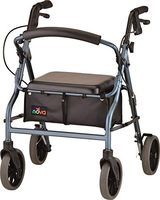 NOVA Zoom Rollator Walker with 20” Seat Height, Blue