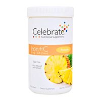 Celebrate Iron C 60 mg - Soft Chews - Pineapple - 90 Count