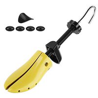 HSDCK 1 Pair Professional Shoe Stretcher Tough Plastic Shoe Tree, Adjustable Durable Shoe Shaper,for Leather Shoes, Sneakers, High Heels,Male,S
