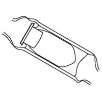 Halyard Health 33500 Stay-Dry Ice Packs, Ties Closure, Large, 6.5" Length x 14" Width (Pack of 50)