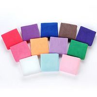 DatingDay 5 Pack Small Ultrathin Absorbent Microfiber Towel for Car Home Kitchen Washing Cleaning Dust Cloth (Random Color)