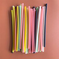 Rice Drinking Straws,100% Natural Biodegradable, Eco-Friendly,Multi-Color Straws for Juice, Soda, Cocktails, Shakes