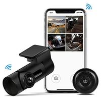 Yakola Y6 WiFi Dash Cam, Mini Car Camera, 360°Fisheye Panoramic Lens, 230°wide view angle, 1080P HD Dash Camera,24H Parking Monitor, Dashboard Camera Recorder,G-Sensor Loop Recording,HDR