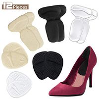 Heel Grips, High Heel Cushion Inserts for Too Big Shoes, Reusable Anti-Slip Shoe Pads Foot Insoles and Metatarsal Pads for Women, Heel Blister Prevention - 6 Pairs