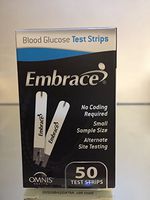 Omnis Embrace Test Strips, 4 Boxes of 50 each (200 Total)