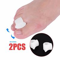 7pcs/set Soft Bunion Protector Toe Straightener Toe Separating Silicone Toe Separators Thumb Feet Care Foot Pain Easese