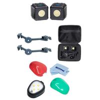 Lume Cube Night Flyer Kit for DJI Mavic 2 Pro & Zoom Strobe Anti Collision Light for Drones, Microfiber Cloth