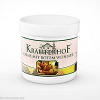 Krauterhof Foot Cream Horse Chestnut & Red Vine Leaves 250ml Tired Heavy Felt Care the Skin