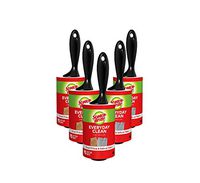 Scotch-Brite Lint Roller Value Pack, Works great on dog, cat, and other animal hair, 5 Rollers, 95 Sheets Per Roller, 475 Sheets Total
