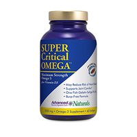 Advanced Naturals Super Critical Omega, Maximum Strength Omega-3 with Vitamin D3, 60 Count