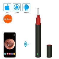 KLI Ear Inspection Camera, Wireless Ear Otoscope 1080P Ear Endoscope Wi-Fi Earwax Removal Ear Spoon Earpick Ear Scop Camera,for iOS,iPad,Android Devices PC/Tablet