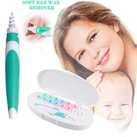 GMaxit Earwax Remover Tool Ear Wax Cleaner Soft Silicone Spiral Earwax Remover Tool, 15 Replacement Heads, q-tip Replacement