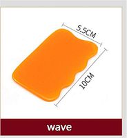 NAYWCXMY-LDL Anti-Pressure Gua Sha Massage Board Acupuncture Massager Beeswax Scraping SPA Therapy Facial Eye Acupuncture Massage Relax (Color : A02)