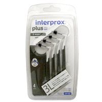 Interprox Plus Interdental Brush 4 Count (3L (Gray))