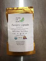 Healthy Life Herbs Turmeric Capsules - Curcumin - Organic - Supports Immune System and Joint Health - 180 Count