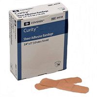 Covidien 44112 Curity Plastic Bandage, 3/4" x 3" Size (Pack of 50)