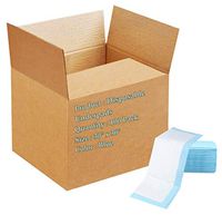 APQ Pack of 100 Disposable Underpads 30" x 36". Durable Fluff/Polymer Underpads with Blue Poly Backing Heavy Absorbency Leak-Resistant Underpads Great for Protecting Surfaces