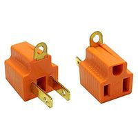2 PCS 3 Prong to 2 Prong Grounding Converter, CNE614021