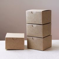 3in. X 3in. X 2in. Kraft Gift Boxes - pack of 10