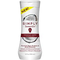Simply Summer's Eve Cleansing Wash, Coconut Water, 12 Ounce (Pack of 3)