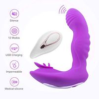 PGtoy Whisper Quiet Remote Control Wearable Remote Handheld Vibrating Wand for Women Stick Powerful Female Massger 12 Frequency