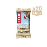 CLIF BAR - Mini Energy Bars - White Chocolate Macadamia Nut Flavor - (0.99 Ounce Snack Bars, 20 Count) (Packaging May Vary)