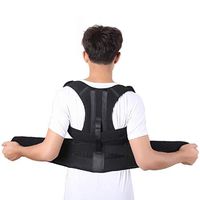 SPLY DTEM Abdominal Correction Belt, Anti-Posture Correction Posture Posture Posture Correction Clothing Back Alignment Buckliger Adult (Size: L) (Size : X-Large)